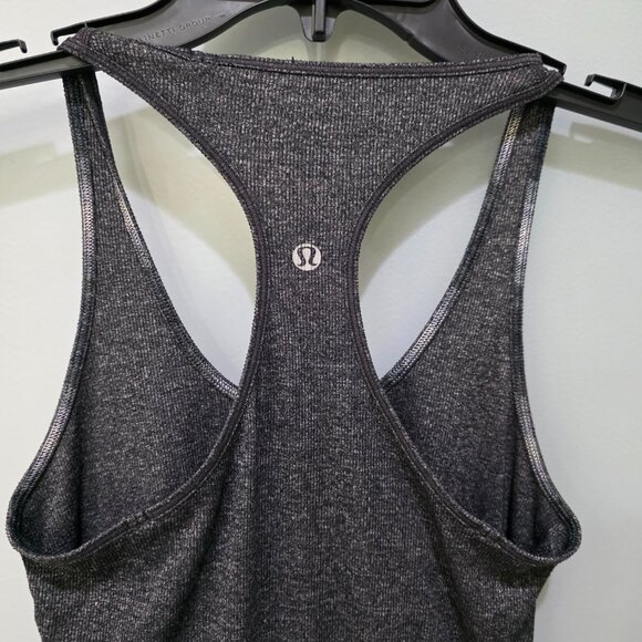 Lululemon Striped Tank + Lululemon Grey Racerback Tank Bundle – Stretchy - Picture 12 of 13